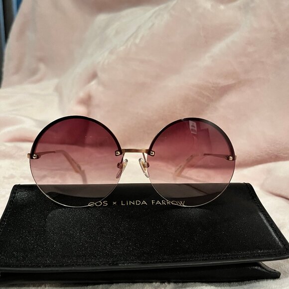 Linda Farrow - Cos  Orbit Sunglasses / Rose Gold - Picture 4 of 7